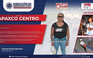 Detienen en Apaxco a mujer que usaba billetes falsos