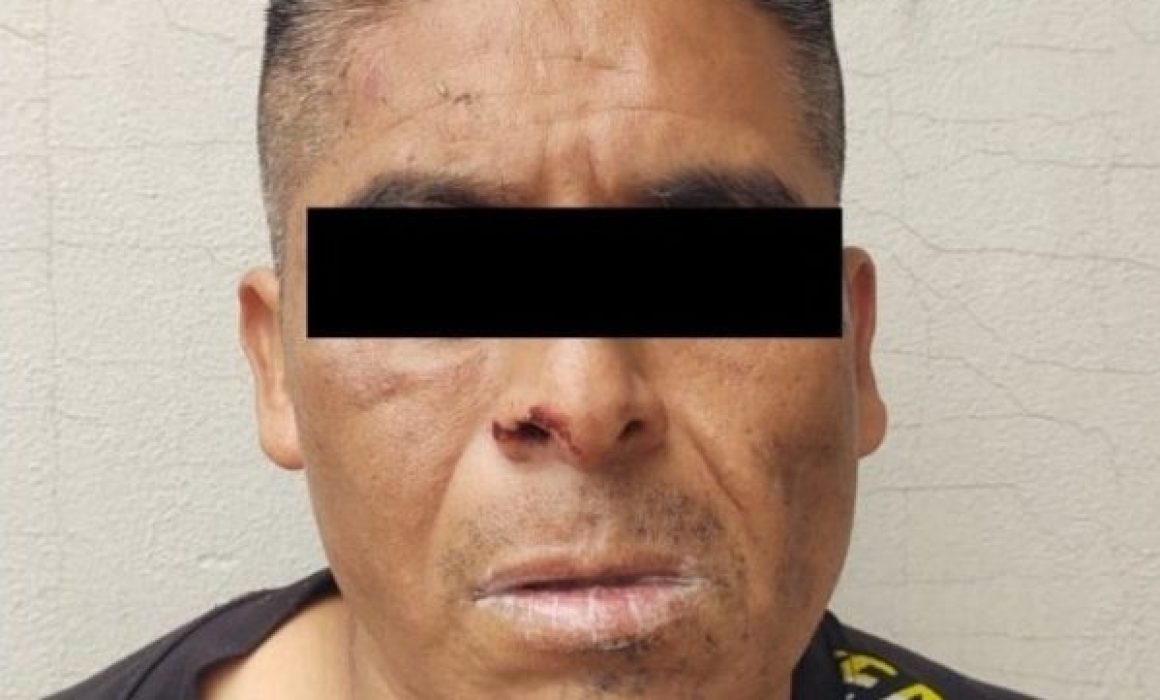 Detienen en Nezahualcóyotl a hombre que agredió con cuchillo a su pareja