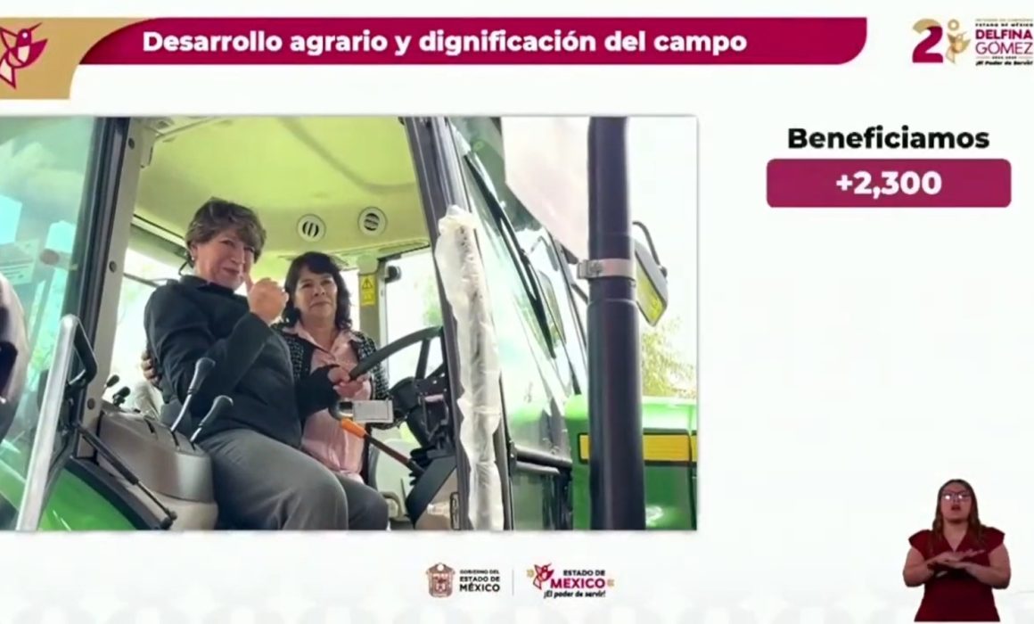 Dignifica Delfina Gómez al campo con importantes inversiones