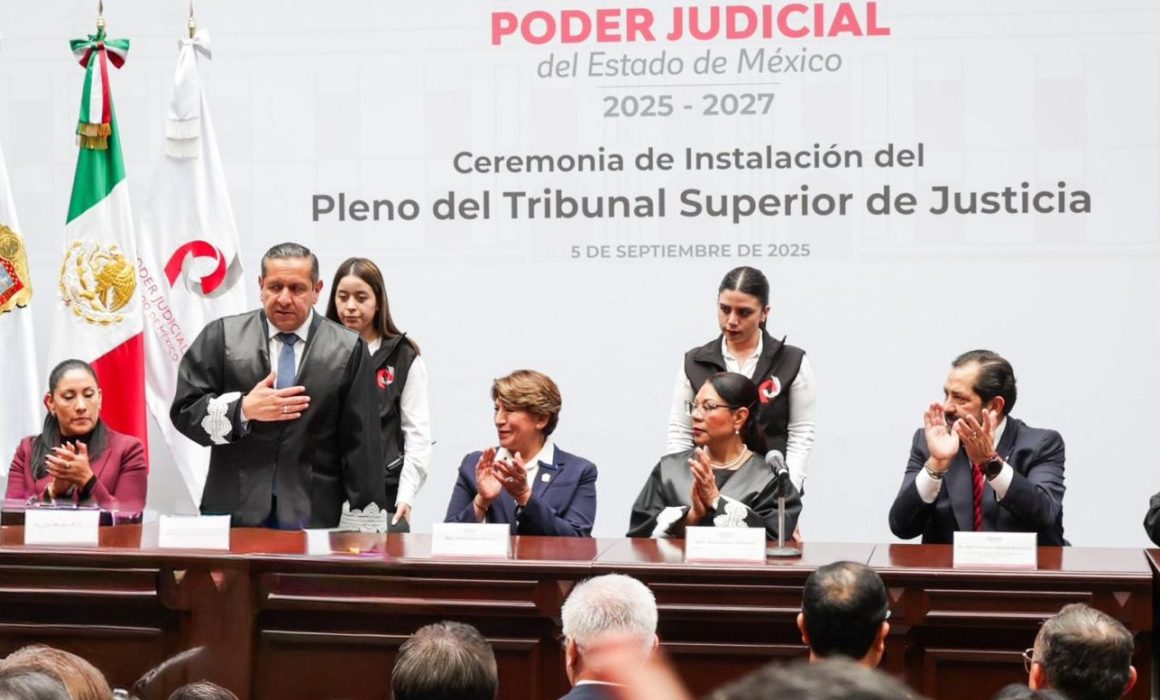 Encabeza Delfina Gómez Ceremonia de Instalación del Pleno del TSJEM