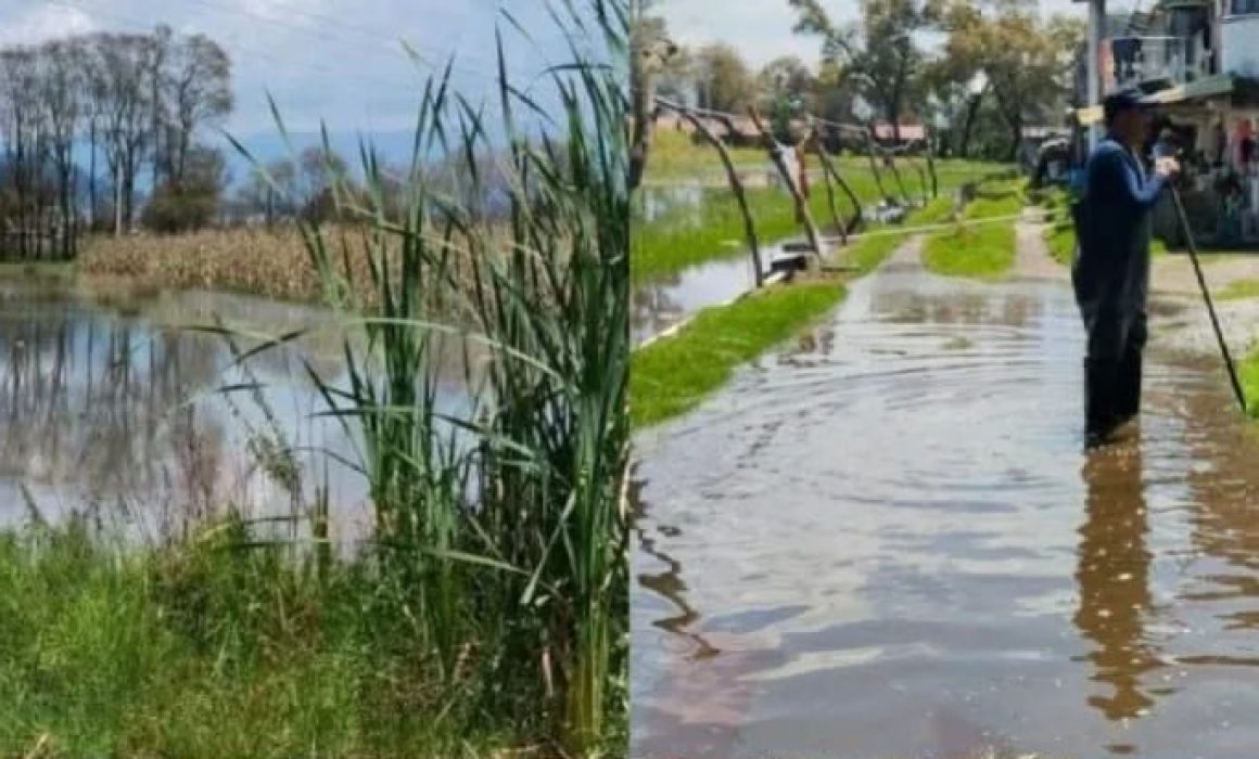 Exigen apoyo urgente por inundaciones en el Valle de Toluca