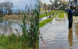 Exigen apoyo urgente por inundaciones en el Valle de Toluca
