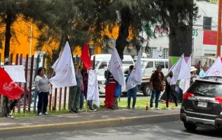 Exigen audiencia con gobernadora vecinos de La Paz y Chicoloapan