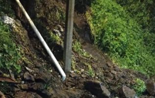 Exigen vecinos de Chimalhuacán atención urgente por deslave en cerro