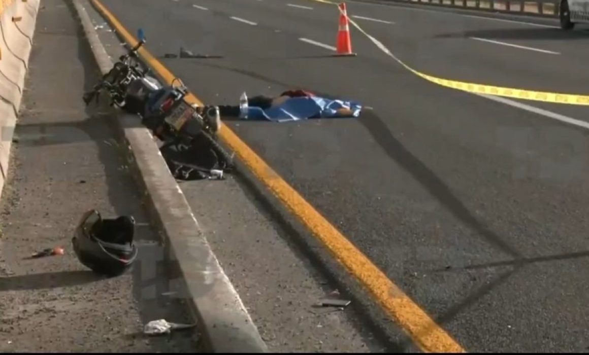 Fallece motociclista en la México – Pachuca; estuvo horas tendido