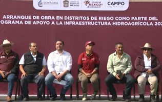 Fortalece GEM el campo con Infraestructura Hidroagrícola en Huapango