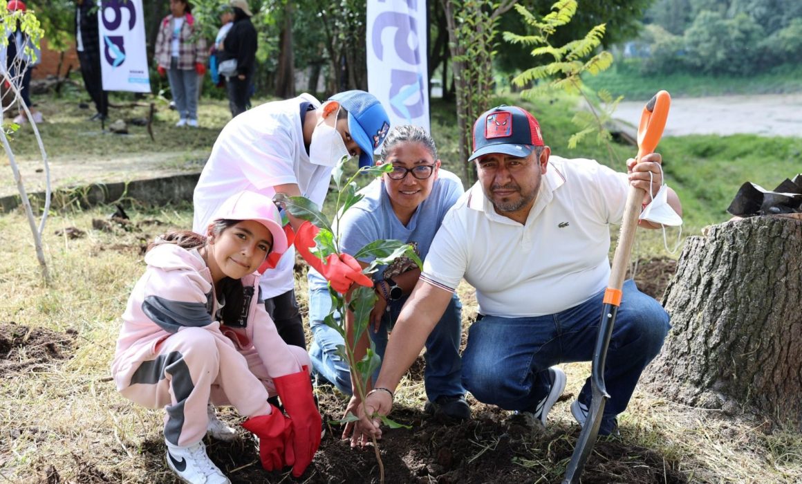 Impulsa Huixquilucan reforestación en la presa El Capulín