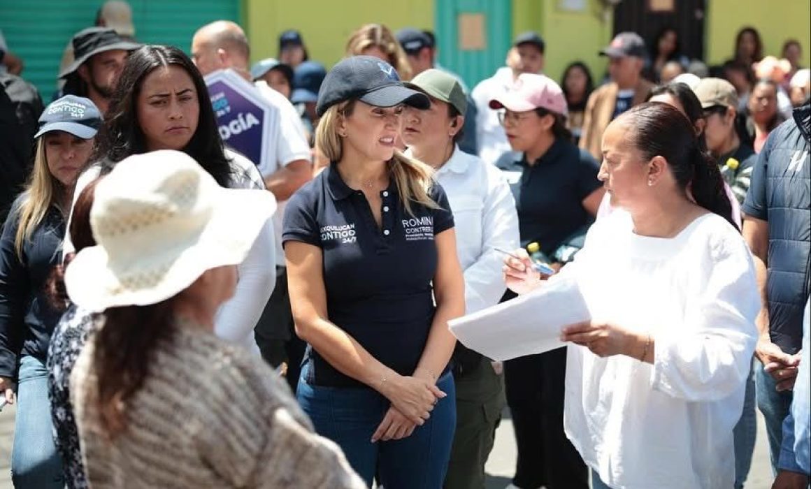 Impulsa Romina Contreras transformación integral en Huixquilucan