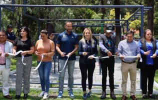 Inaugura Huixquilucan gimnasios al aire libre y fomenta hábitos saludables