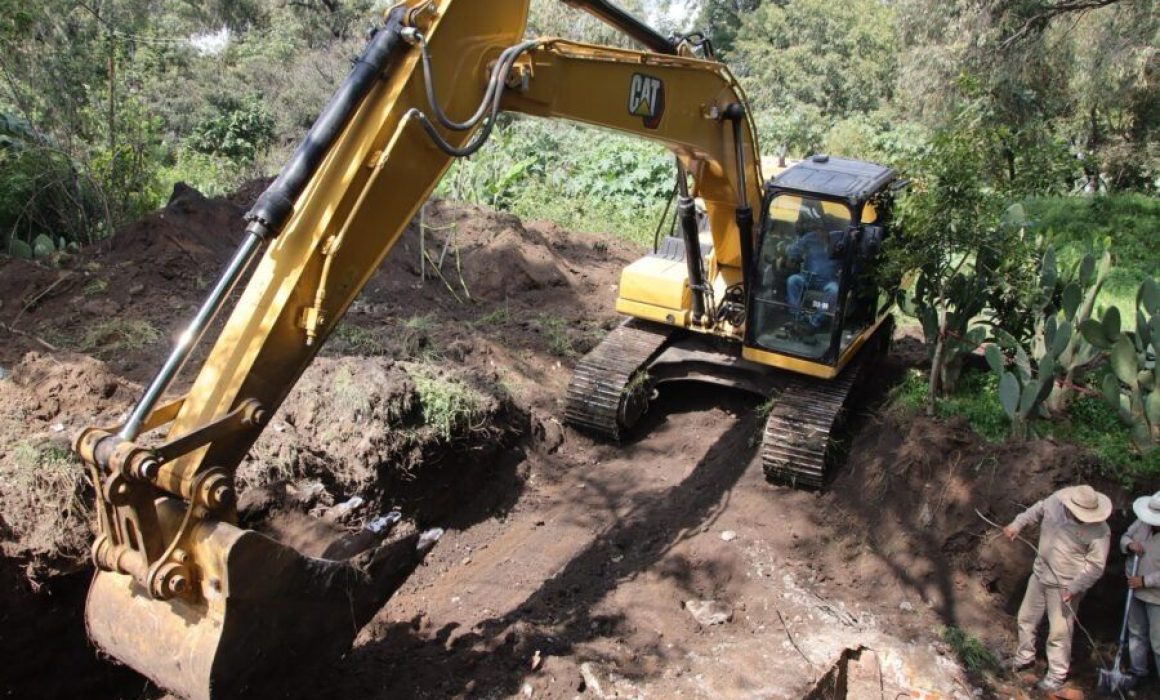 Inician labores de reparación en socavón de San Juan Atlamica