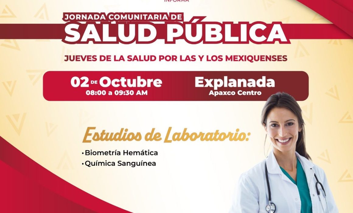 Llegan a Apaxco servicios médicos gratuitos con Jornada de Salud