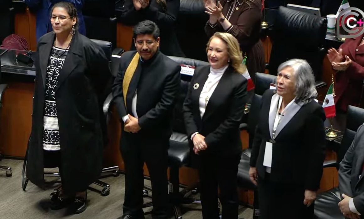 Rinden protesta nuevos magistrados de la SCJN en el Senado