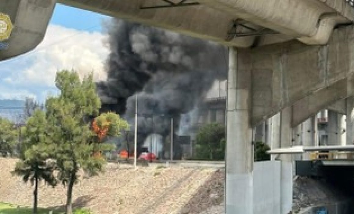 Se registra explosión de pipa en Puente de la Concordia