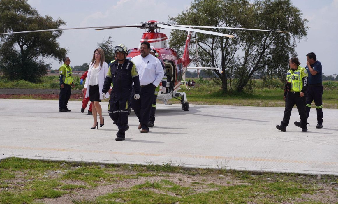 Supervisa Macarena Montoya a hospitalizados del tren Atlacomulco