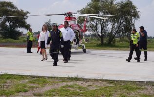 Supervisa Macarena Montoya a hospitalizados del tren Atlacomulco