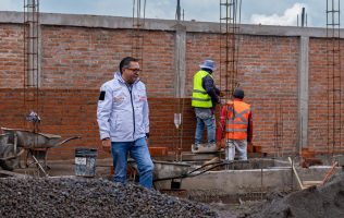 Supervisa Ricardo Moreno avance de obra en pozo de San José Otzacatipan