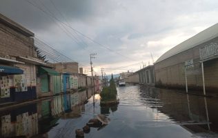 Suspenden desfile cívico en Lerma por lluvias; atienden a comunidades