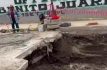 Suspenden primer día de clases en Chimalhuacán por enorme socavón