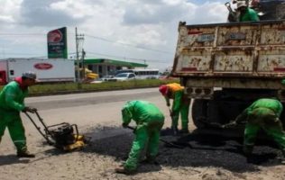 Rehabilitan empresarios tramos dañados de la Toluca-Naucalpan