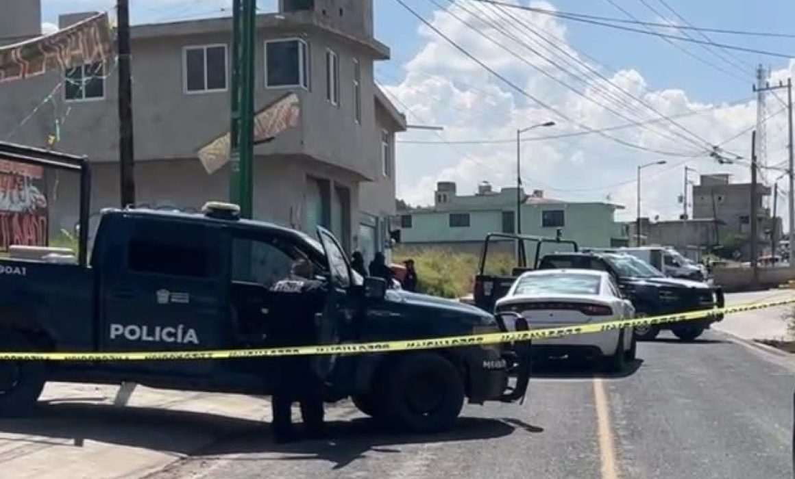 se desata persecución y balacera en Almoloya de Juárez; hay un muerto