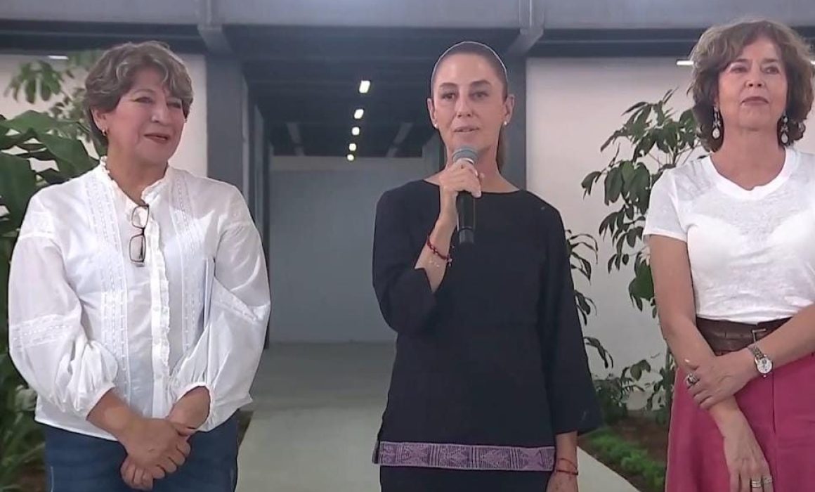 Agradece Claudia Sheinbaum la sencillez de Delfina Gómez