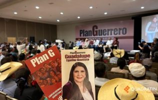 Ante más de 2 mil se destapa Lupita Eguiluz por gubernatura de Guerrero