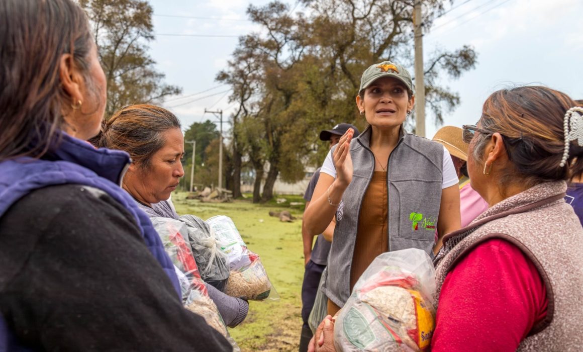 Apoyan autoridades de Tianguistenco a familias afectadas por lluvias