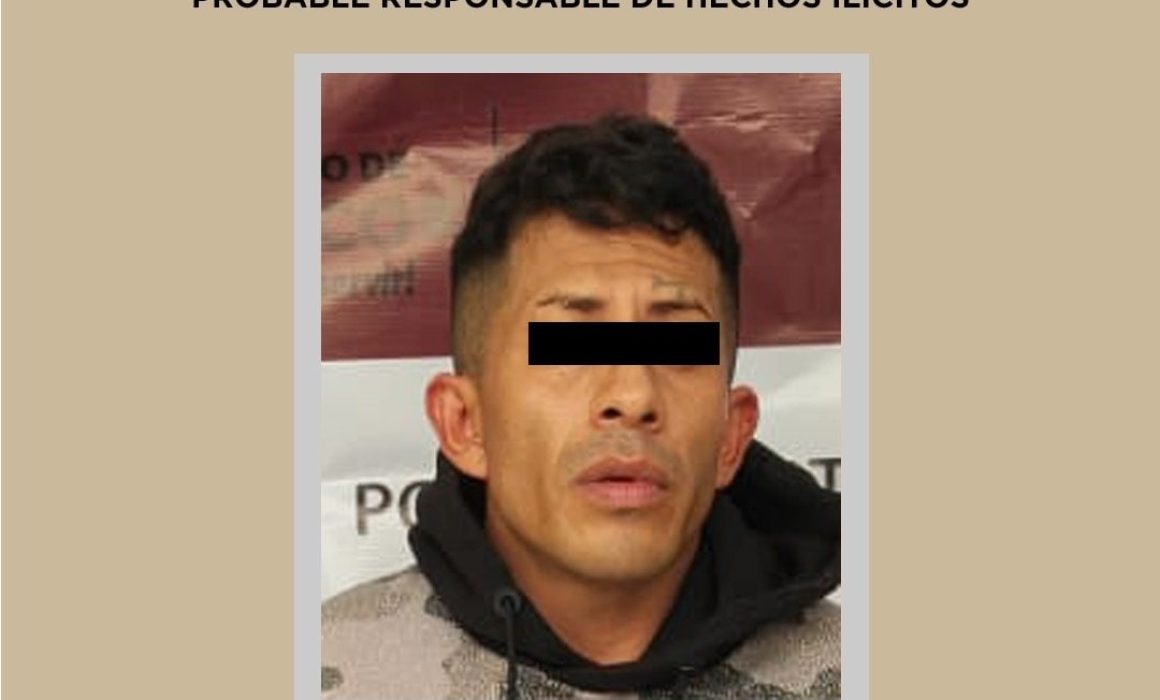 Aprehenden en Tultitlán a objetivo prioritario por varios delitos