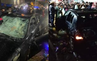 Arrolla conductor ebrio a decenas en carnaval de Almoloya de Juárez