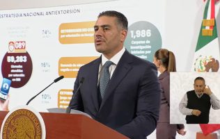 Asegura Omar García Harfuch que cayó el homicidio en el Estado de México