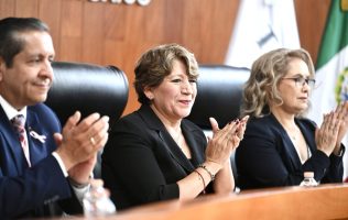 Asiste Delfina Gómez al Segundo Informe de Actividades del TEEM