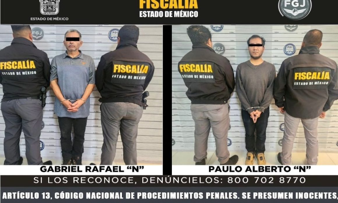 Caen 2 presuntos captores de Kimberly en el Estado de México