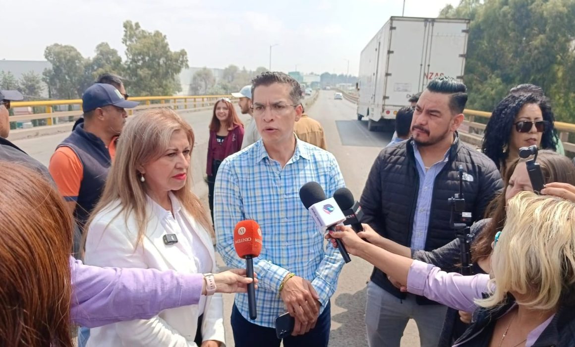 Cierran puente Madero por riesgos estructurales en Cuautitlán México