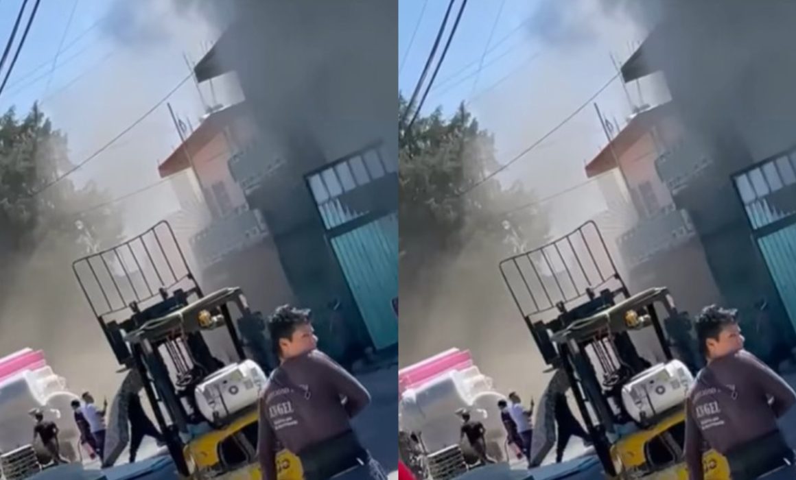 Consumen llamas fábrica de colchones en Ecatepec