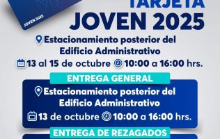 Continúa la entrega de la Tarjeta Joven 2025 en Huixquilucan