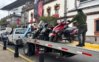 Decomisan autoridades de Toluca 87 motos sin placa