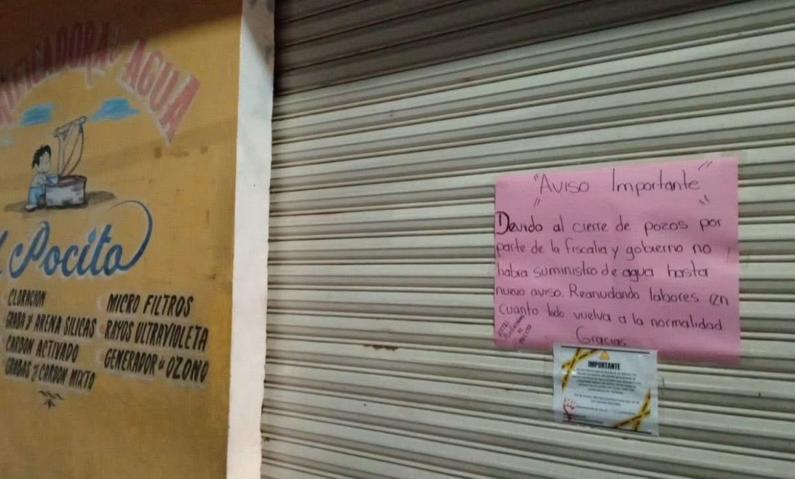 Deja 'Operativo Caudal' sin agua a purificadoras en Neza y Chimalhuacán