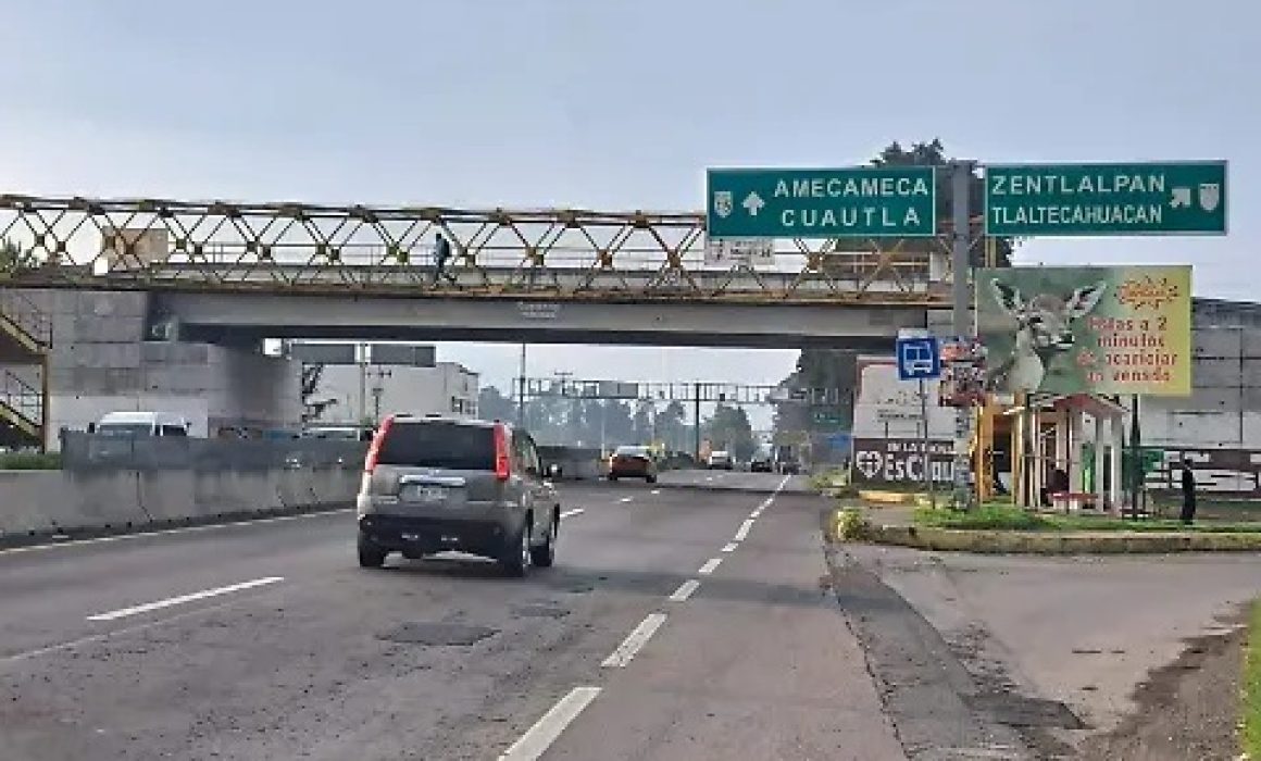 Desata pánico fuga de gas LP en la México-Cuautla rumbo a Amecameca