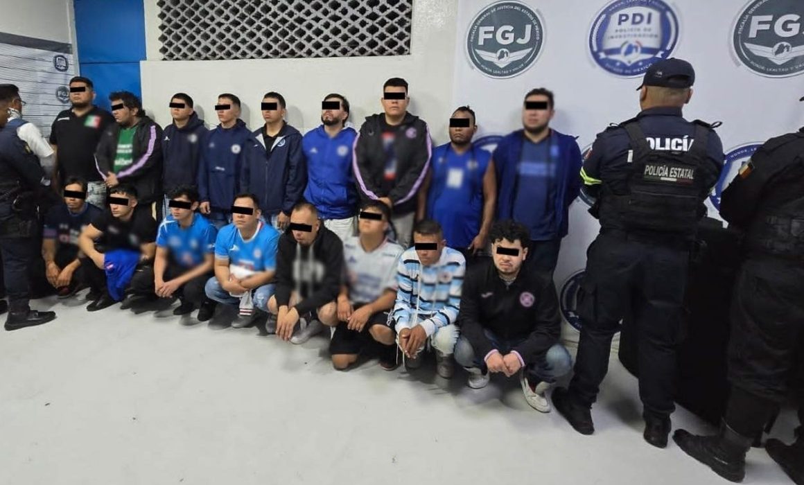 Detienen a 17 hombres por agredir a ciudadano en Nezahualcóyotl