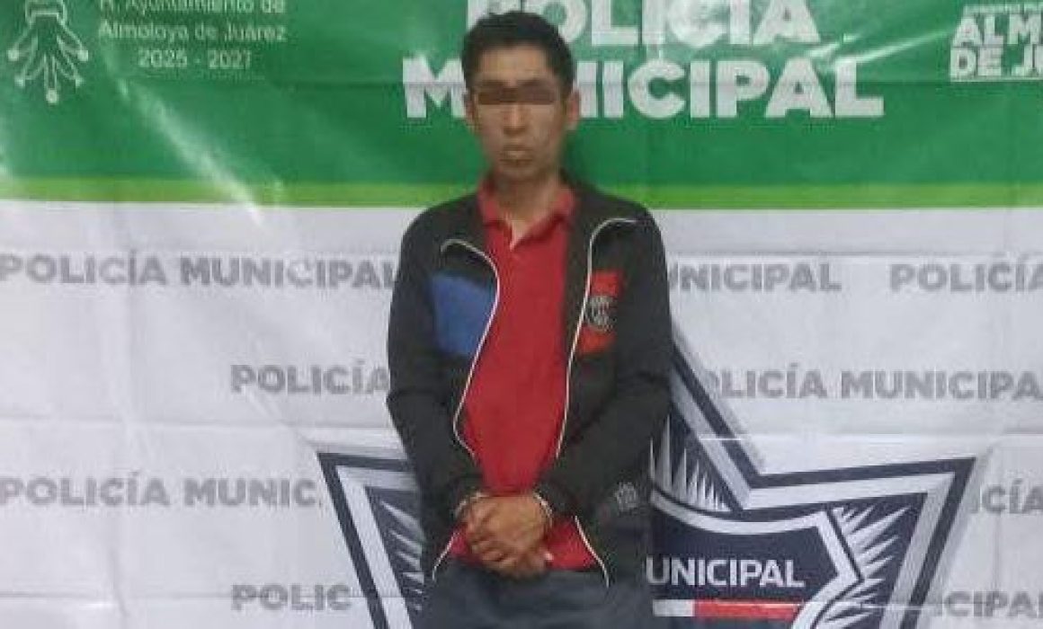 Detienen en Almoloya de Juárez a sujeto que manoseó a menor en un Taxi