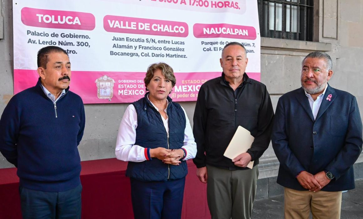 Fortalece Edomex redes de apoyo en favor de Puebla, Hidalgo y Veracruz