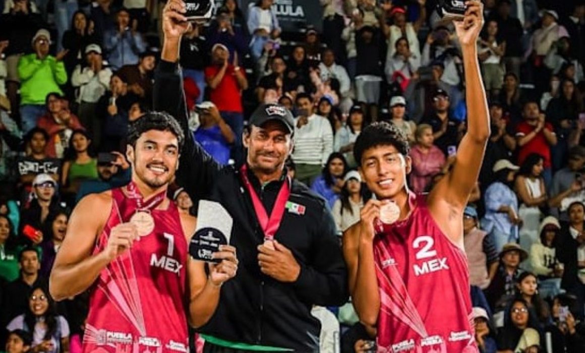 Ganan mexicanos bronce en Mundial Sub 21 de Voleibol de Playa