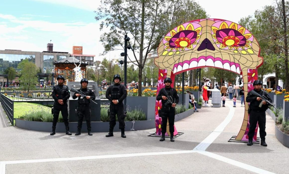 Garantiza Policía Municipal de Toluca saldo blanco en el Festival del Alfeñique