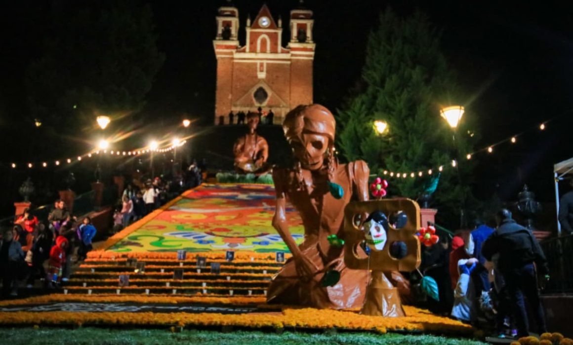Inaugura Metepec su monumental ‘Mega Ofrenda’ en el Cerro de los Magueyes6