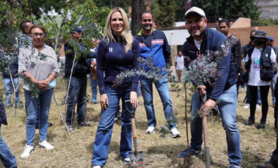 Instala Huixquilucan redes retenedoras de basura para sanear la presa ‘El Capulín’
