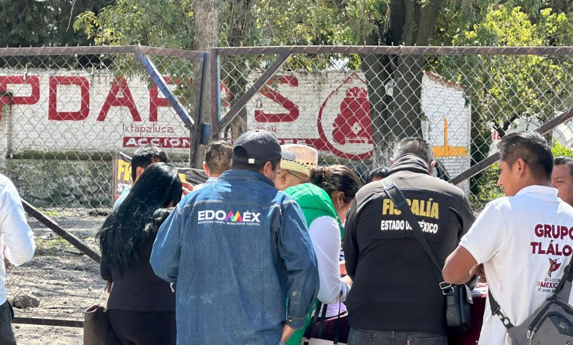 Liberan pipas y retiran sellos en pozo investigado en Ixtapaluca