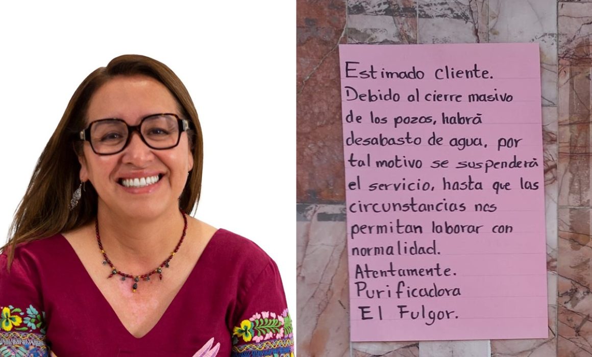 Operaban huachicoleros del agua con aval de Azucena Cisneros