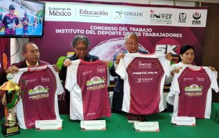 Participarán trabajadores mexiquenses en Carrera Atlética 5K