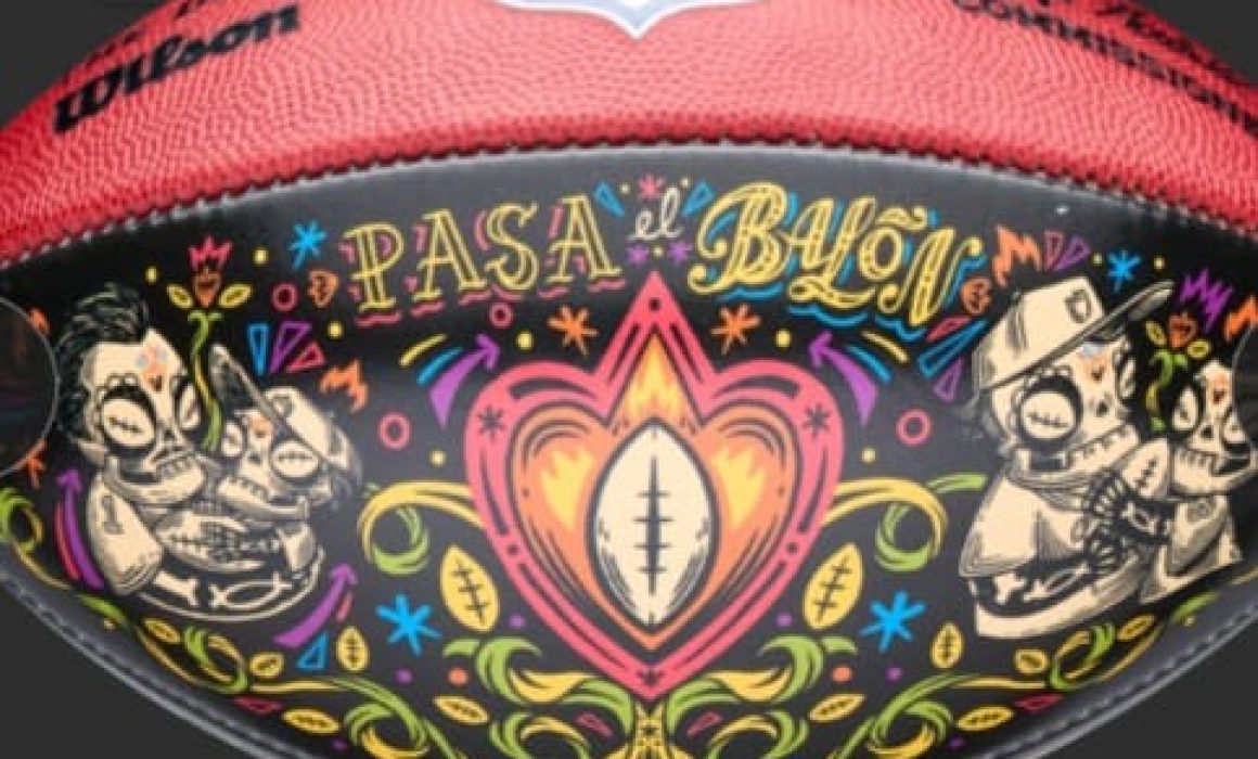 Pone NFL su lado de Día de Muertos