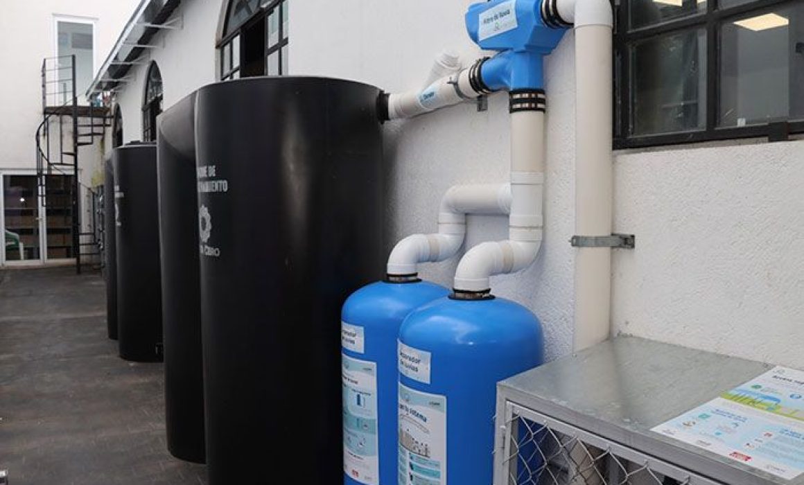 Promueve Zinacantepec innovación hídrica con sistema de agua pluvial